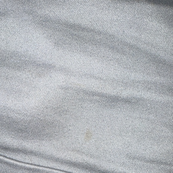 Women's light gray stretch high waisted Denim like Shorts - Picture 3 of 6